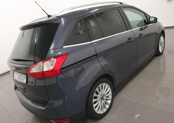 Ford Grand C-MAX cena 34999 przebieg: 205704, rok produkcji 2014 z Chodzież małe 742